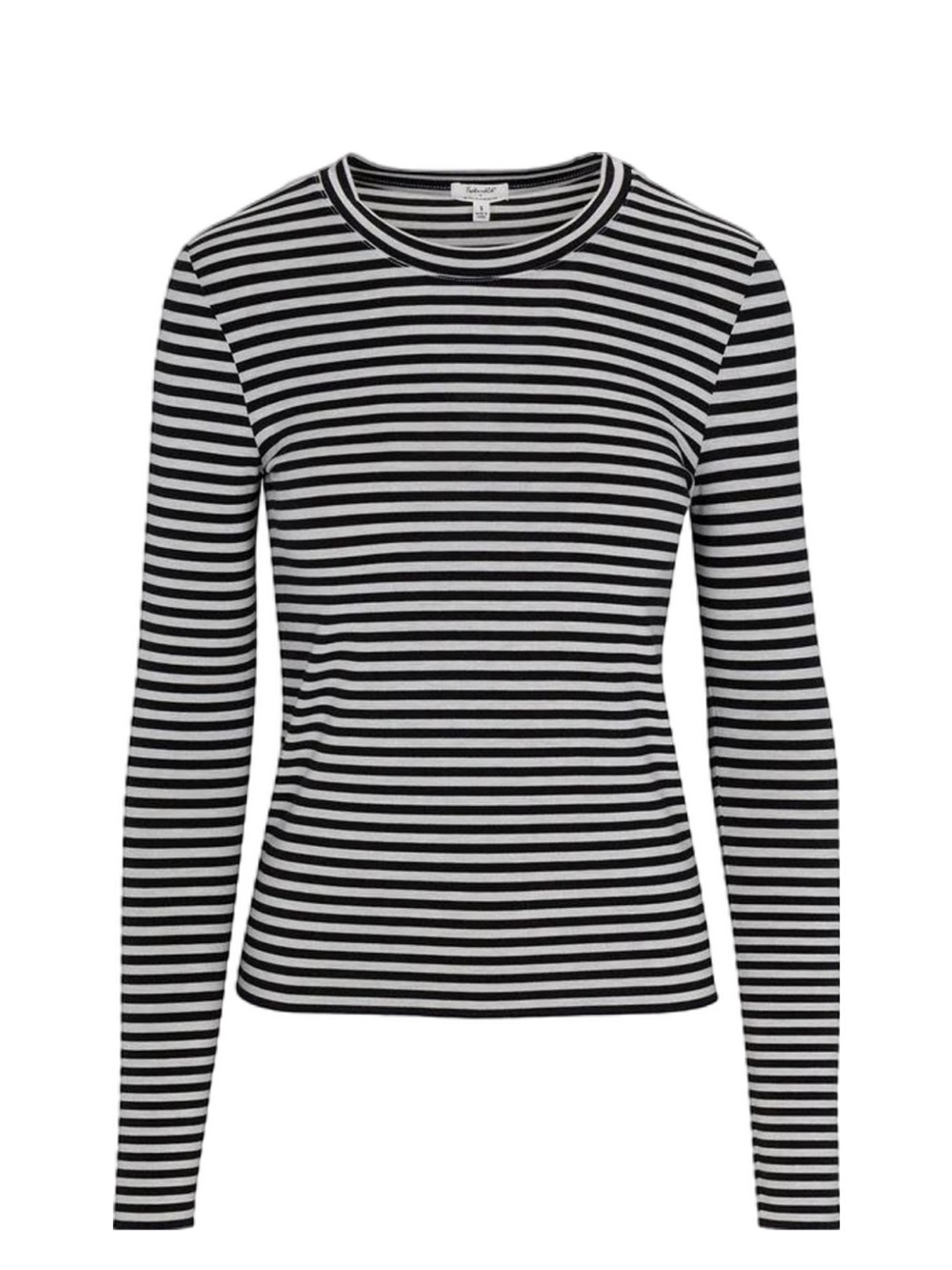 Cella jane x splendid Long-Sleeve Crewneck tan and black size large